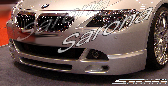 Custom BMW 6 Series  Coupe & Convertible Front Add-on Lip (2004 - 2007) - $670.00 (Part #BM-030-FA)